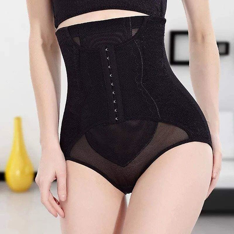 QUẦN LÓT GEN NỊT BỤNG CẠP CAO CÓ MÓC CÀI, HỖ TRỢ GIẢM MỠ, ĐỊNH HÌNH EO, ĐỊNH HÌNH VÒNG EO