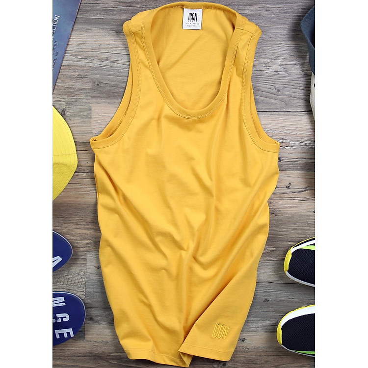 Áo Ba Lỗ Tank Top Active Elastic Fabric ICON DENIM IT20030201