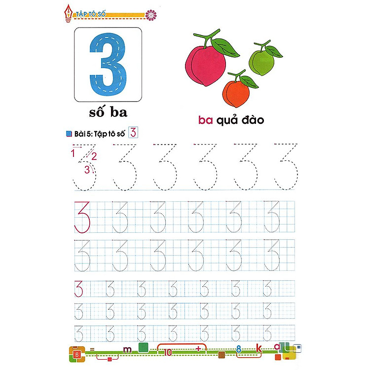 Tủ Sách Bé Vào Lớp Một - Tập Tô Số Lớp 1 - Ảnh 3