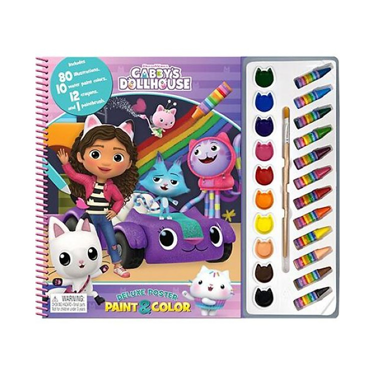 UNIV. Gabby’s Dollhouse Deluxe Poster Paint & Color