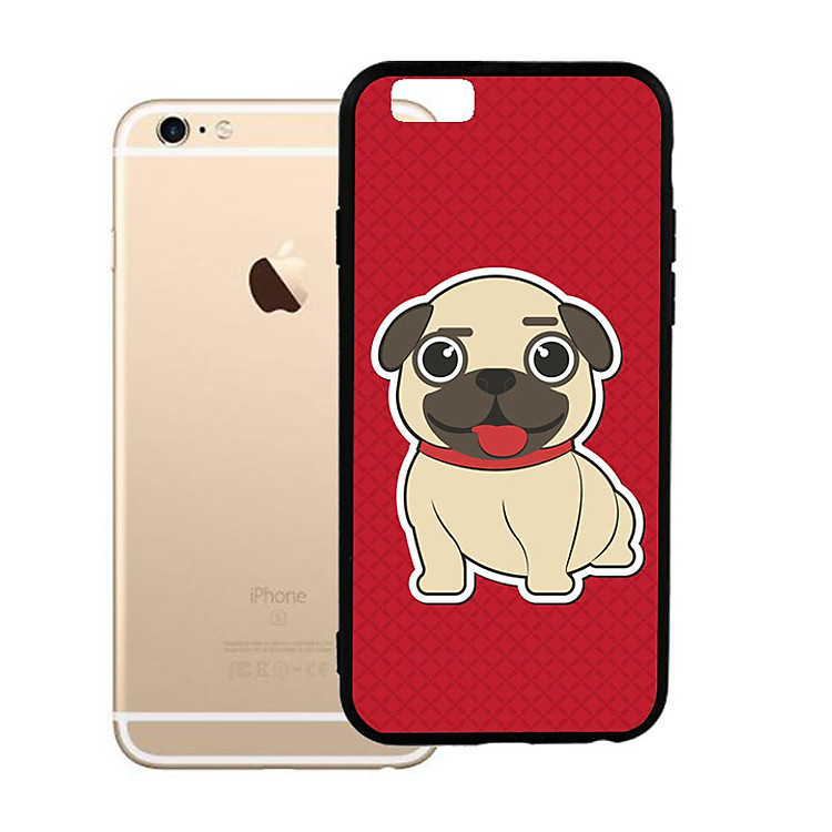 Ốp lưng viền TPU cao cấp dành cho iPhone 6 Plus - Cute Dog 01