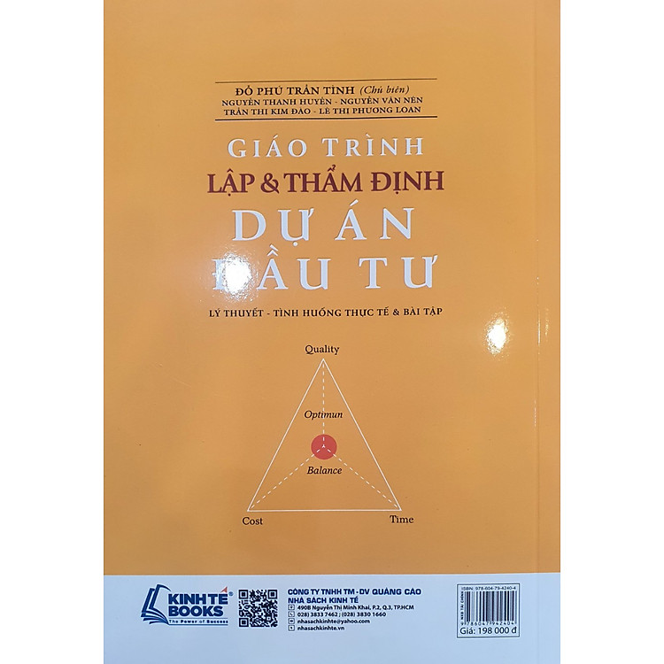 GIÁO TRÌNH LẬP VÀ THẨM ĐỊNH DỰ ÁN ĐẦU TƯ (TBL2) - Ảnh 3