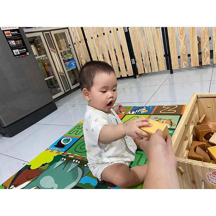 Mua Hộp thả hình khối gỗ Việt Nam Chính hãng Giá rẻ - Hình ảnh 4