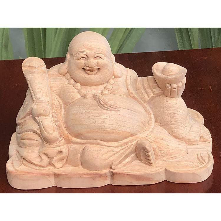 Tượng Di Lặc Gỗ Xá Xị