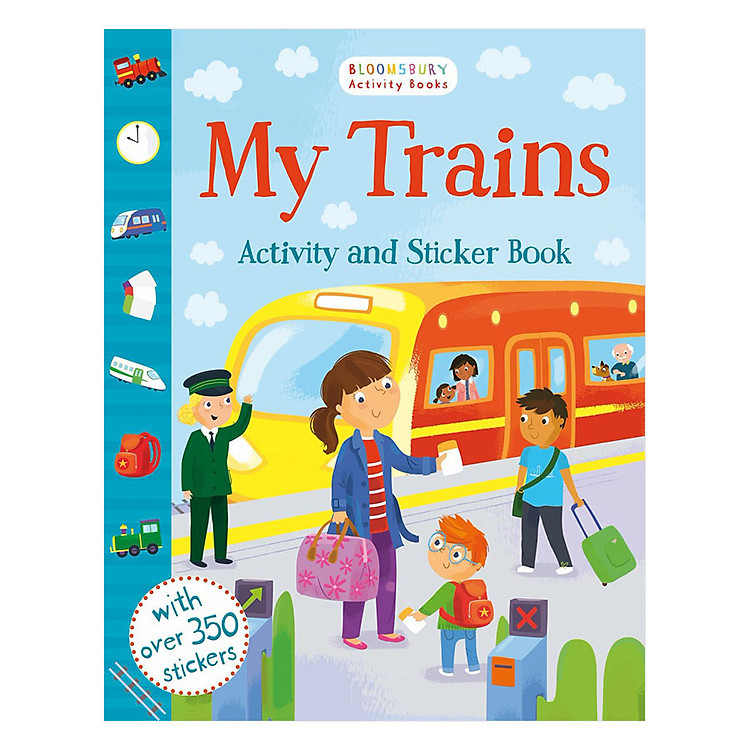 Sách My Trains Activity And Sticker Book