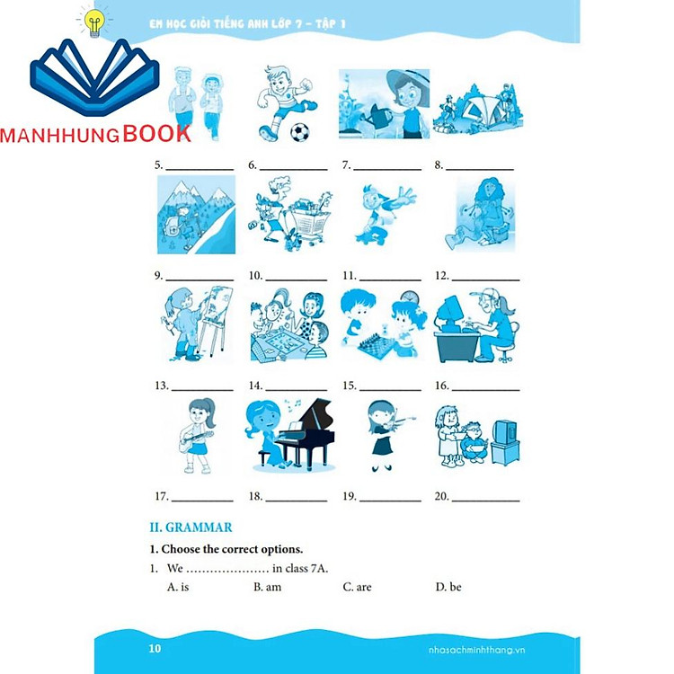 Em Học Giỏi Tiếng Anh Lớp 7 Tập 1 (Tái Bản Kèm CD) - Ảnh 7