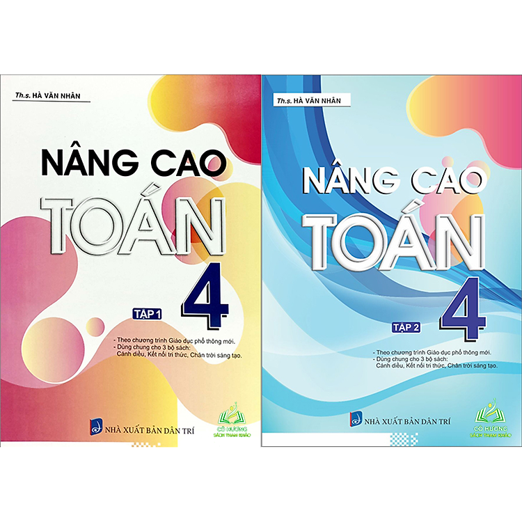 Sách - Combo Nâng cao toán 4 - tập 1 + 2 ( biên soạn theo chương trình mới ) - Anpha #huongbook