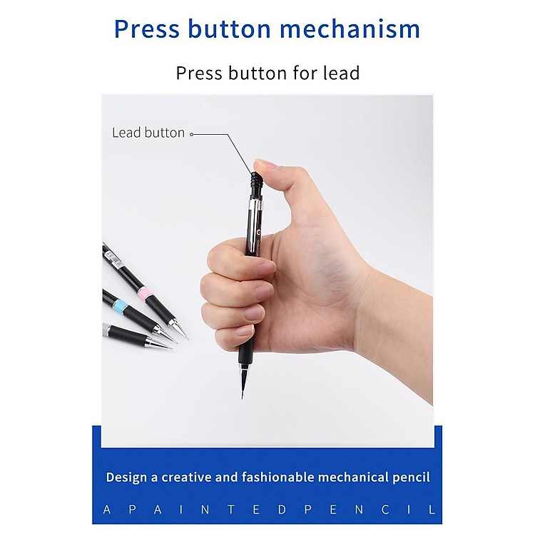 Bút Chì Bấm 0.5mm BAOKE/ZD111 (12 cây) - Ảnh 2