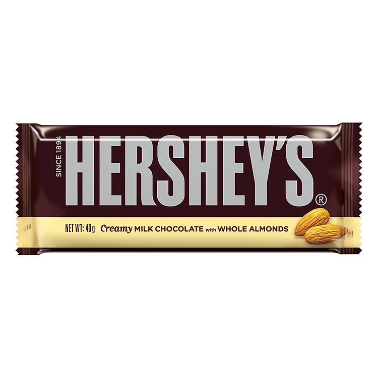 Socola Hershey Kem Sữa Hạnh Nhân 40g