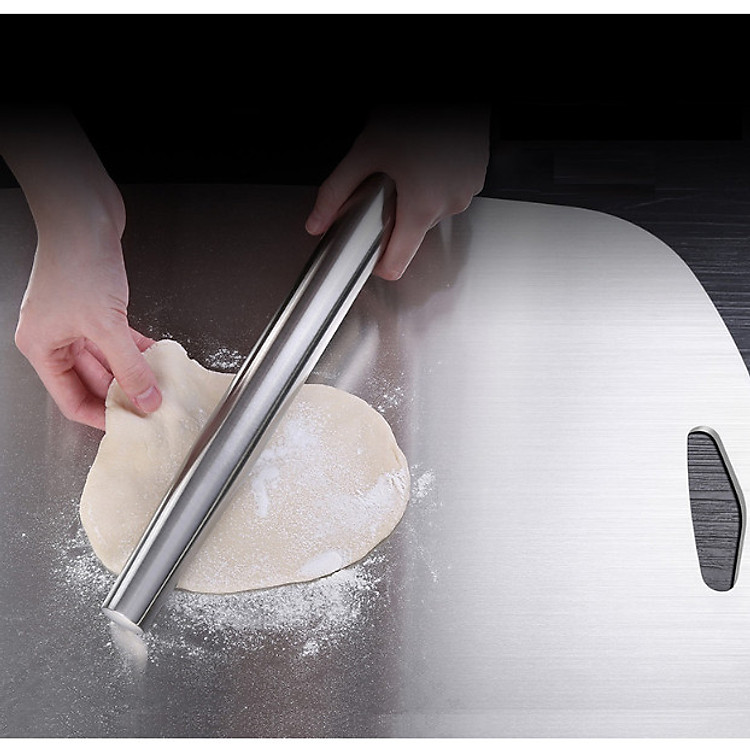 Dụng cụ lăn bột inox 304 - 33.5x2.3cm 201g