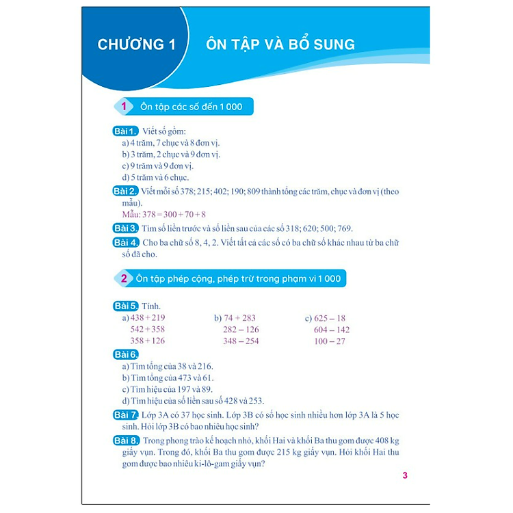 Tuyển Chọn 400 Bài Tập Toán 3 - Ảnh 2