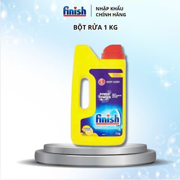 COMBO FINISH: Bột rửa bát Finish 2.5kg + Muối Finish 1.2kg