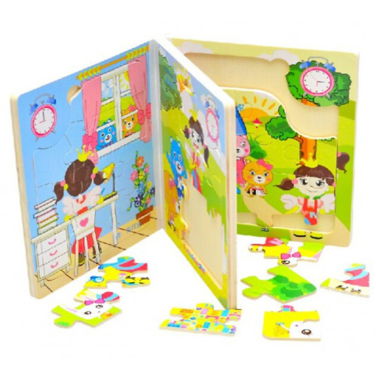 Sách Ghép Hình Thông Minh Phát Triển Trí Tuệ Cho Bé Cao Cấp SG11