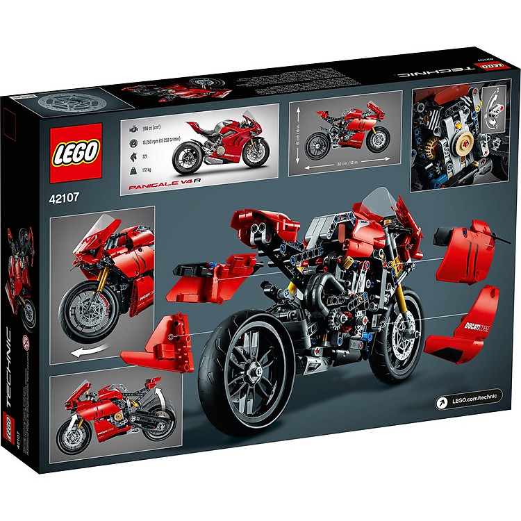 LEGO TECHNIC Siêu mô tô Ducati Panigale V4 R Chính hãng Giá rẻ - Hình ảnh 2