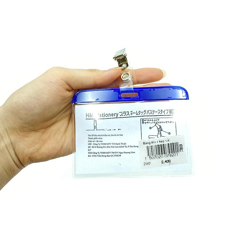 Bảng Tên Nhựa Dẻo + Kẹp Sắt HM - Ảnh 4