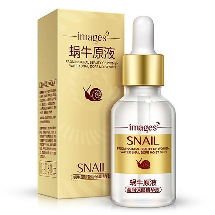 Serum dưỡng trắng tái tạo da ốc sên vàng Images (15ml)