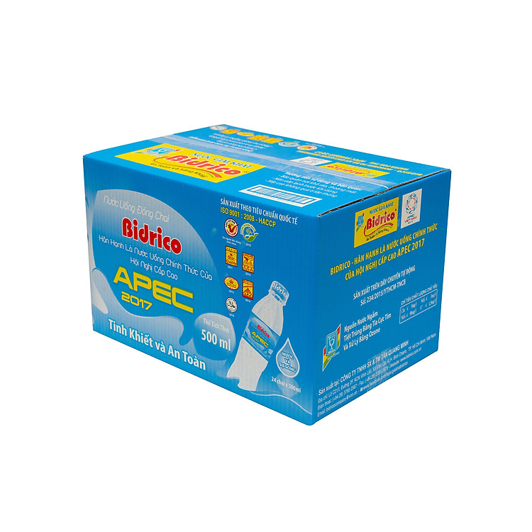Nước Uống Bidrico ( Thùng 24 chai 500ml )