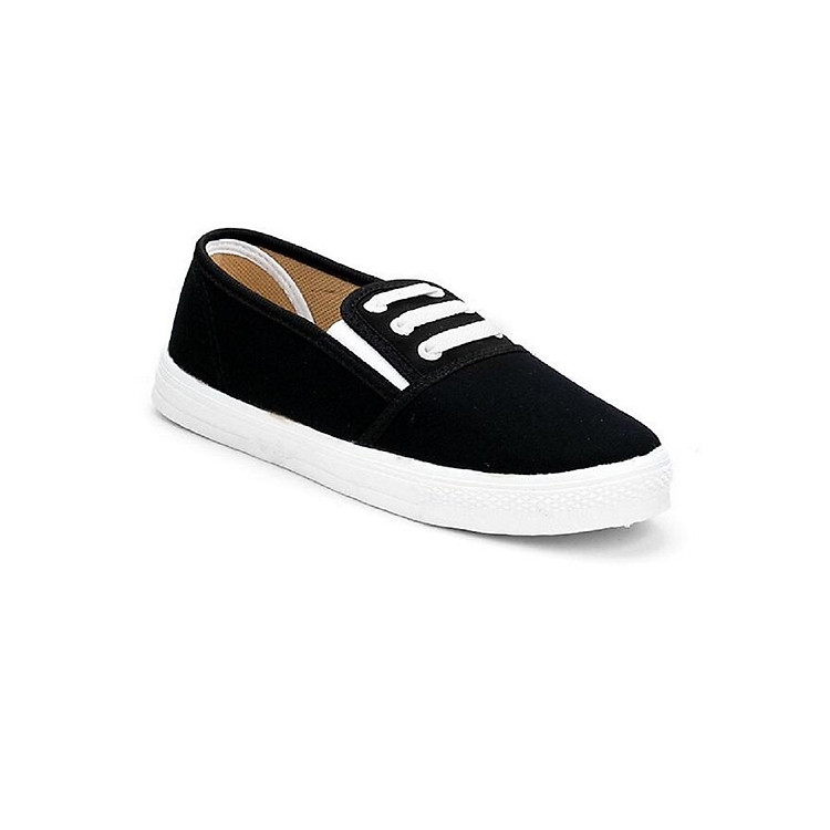 Giày nữ slip on vải dây ngang S291