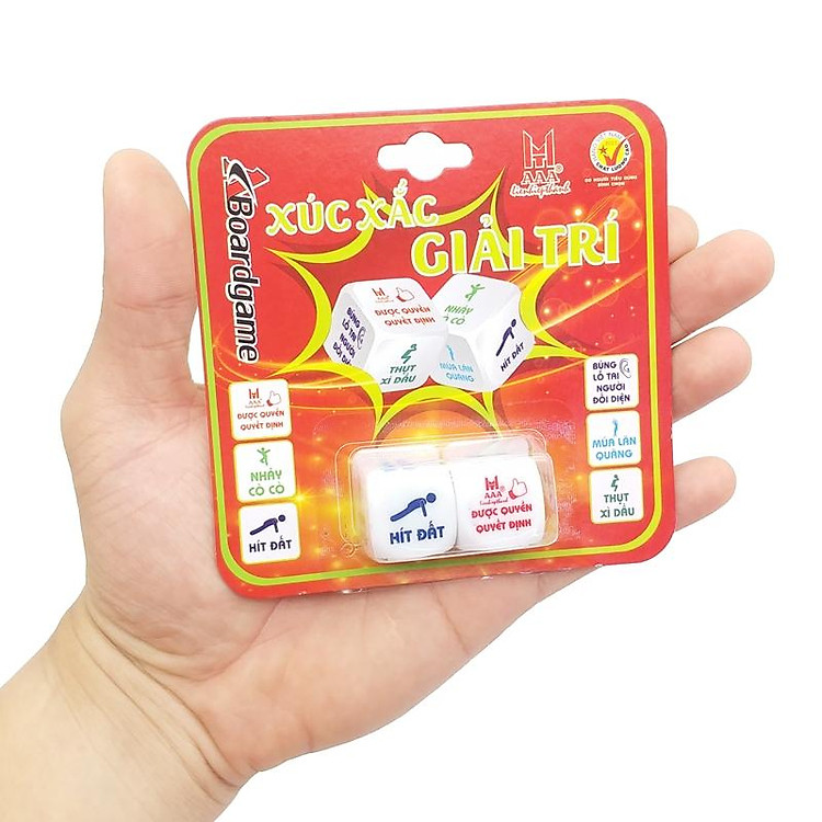 Bộ 2 Xúc Xắc Giải Trí LHT Chính hãng Giá rẻ - Hình ảnh 4