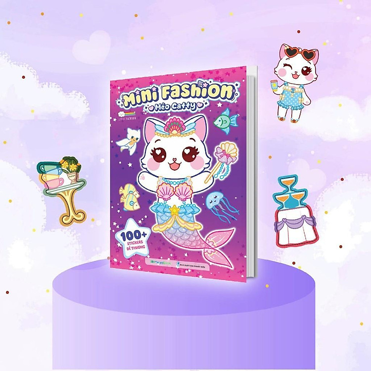 Mini Fashion - Bóc Dán Hơn 500+ Stickers Váy, Phụ Kiện Xinh Đẹp Cho Bé Gái - Ảnh 5