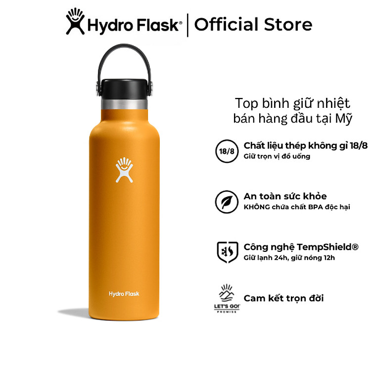 Bình giữ nhiệt Hydro Flask 21 OZ Standard Flex Cap có nắp xoay - Hàng chính hãng(Season 2024)