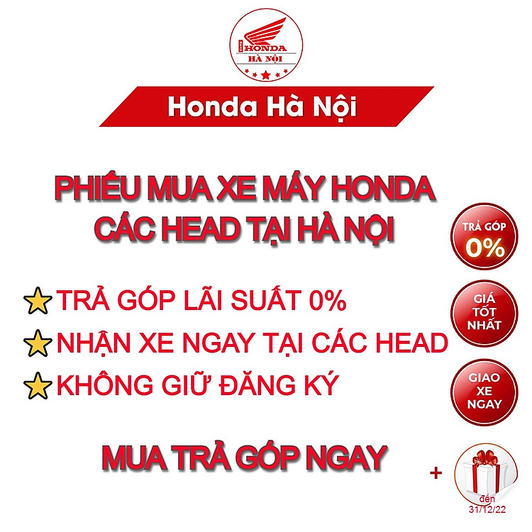 Phiếu mua xe máy trả góp Honda Hà Nội 1