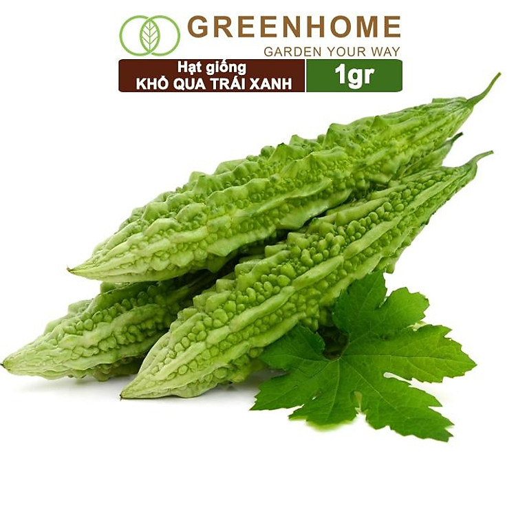 Hạt Giống Khổ Qua Greenhome, Gói 1gr~10 hạt, Dễ Trồng Quanh Năm, Nảy Mầm Cao, Thu Hoạch Nhanh, Năng Suất Cao T05