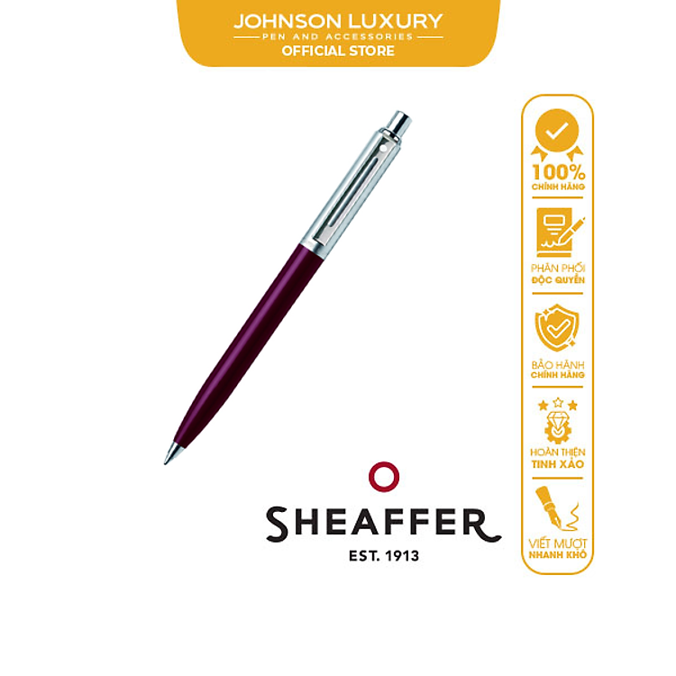 Bút Ký Sheaffer Sentinel (Viết Bi Khô) – Thân đỏ