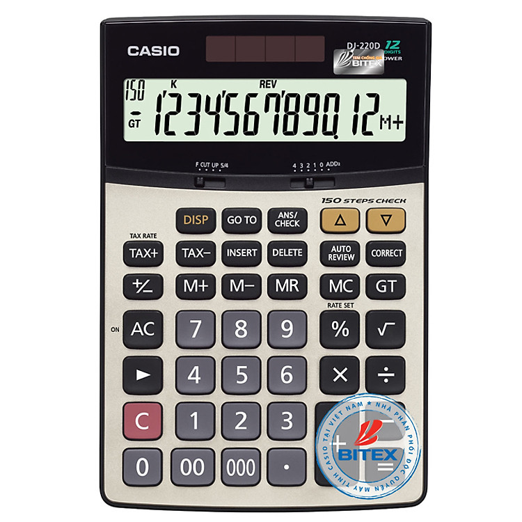 Máy Tính Để Bàn Casio DJ-220DPLUS - Ảnh 3