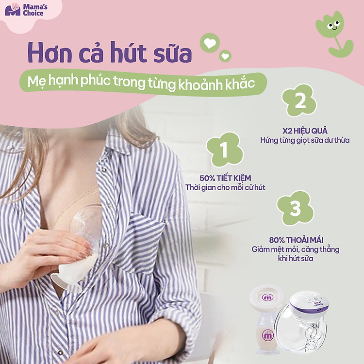 Mua Combo Máy Hút Sữa Không Dây Mama’s Choice Uy tín Tiết kiệm - Hình ảnh 5