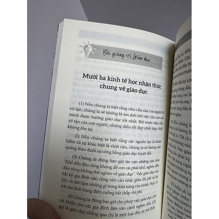 TƯ DUY KINH TẾ - 50 BÀI GIẢNG ĐỂ HIỂU QUY LUẬT LÀM GIÀU - Ảnh 3