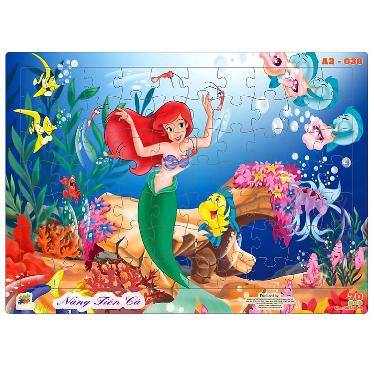 Mua Bộ tranh xếp hình A3 cho bé 3+ Chính hãng Giá tốt