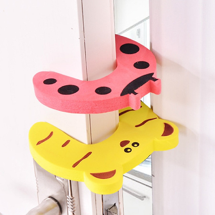 Combo 2 Chèn cánh cửa vảo vệ cho bé hình thú (Mẫu ngẫu nhiên)