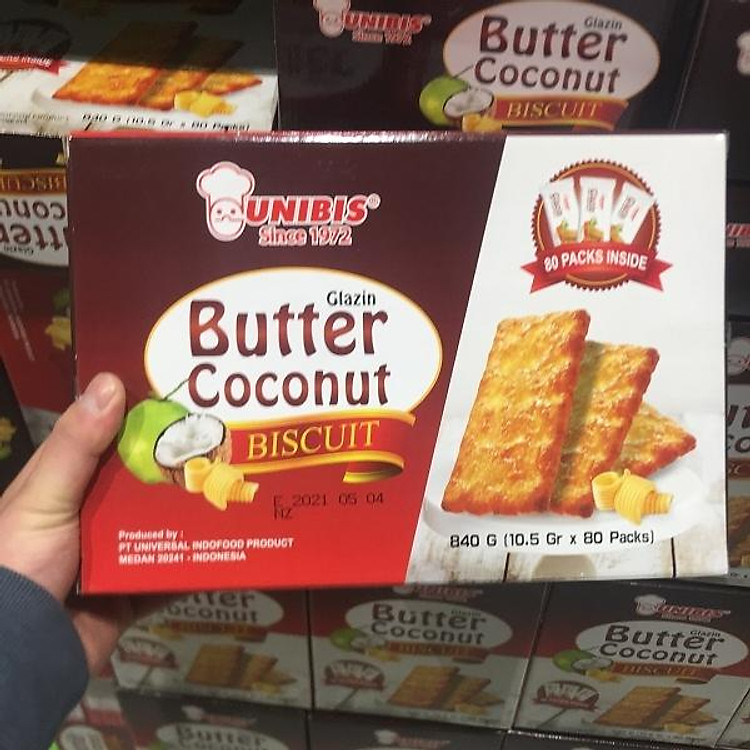 Glazin Butter Coconut Biscuit 10.5g × 80