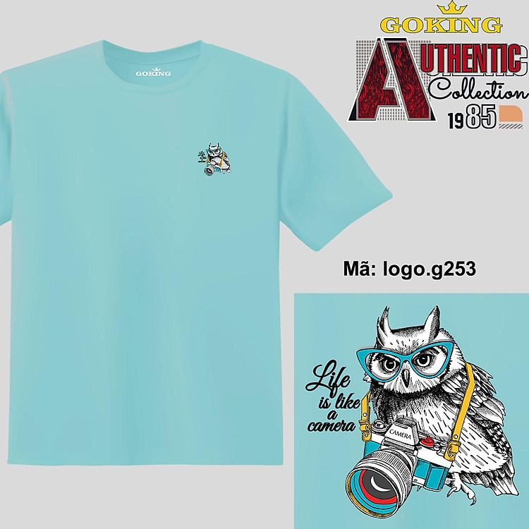Life is like a camera, mã logo.g253. Áo thun nam nữ in logo đẹp, form unisex. Áo phông GOKING hàng hiệu, quà tặng cao cấp cho gia đình, cặp đôi, lớp nhóm, doanh nghiệp
