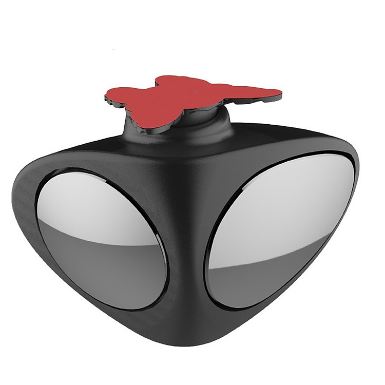 Gương cầu lồi 2 mặt xóa điểm mù quan sát 2 bánh xe trước sau, gương xoay 360 độ, dán lên gương kính chiếu hậu chính cho xe hơi, ô tô