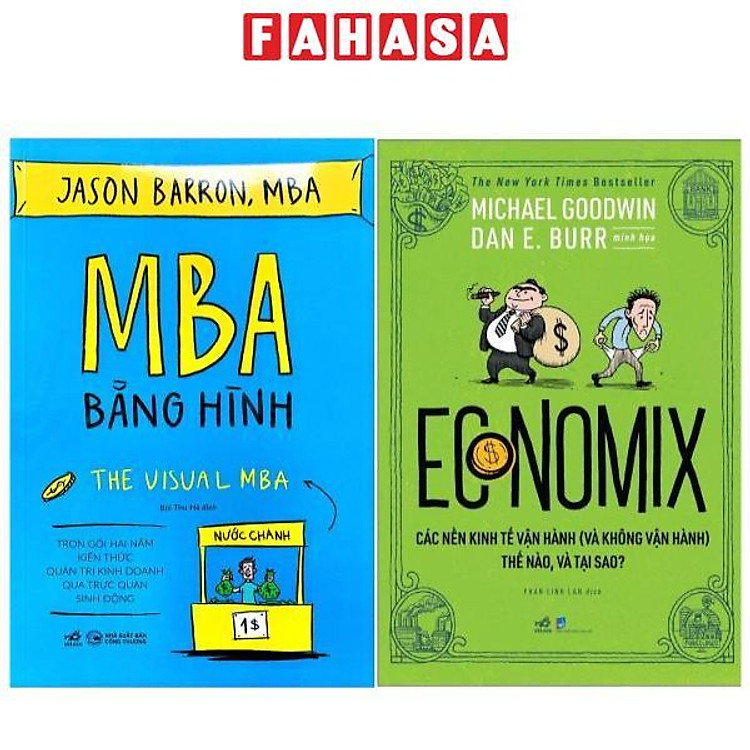 Combo Sách Economix - Các Nền Kinh Tế Vận Hành (Và Không Vận Hành) Thế Nào Và Tại Sao? + MBA Bằng Hình - The Usual MBA (Bộ 2 Cuốn)