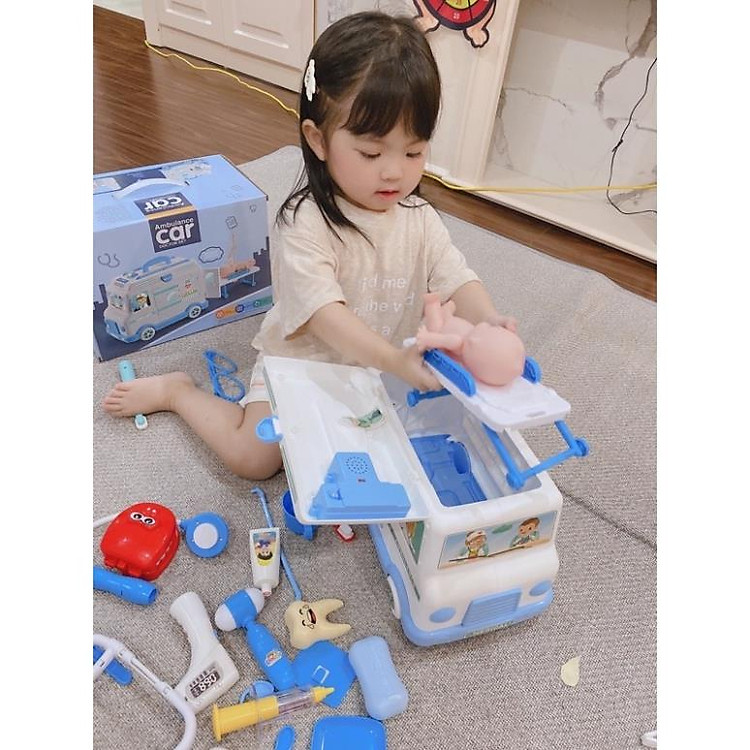 Đồ Chơi Bác Sĩ 30pcs Xe Cứu Thương Chính hãng Ưu đãi - Hình ảnh 4