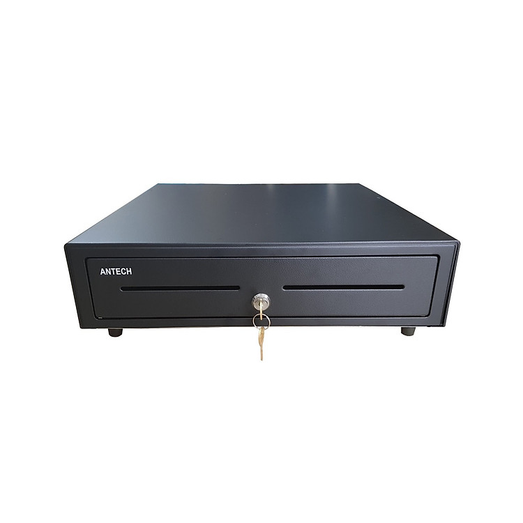 Ngăn kéo đựng tiền Antech RT410S tôn dày, nặng 8.5kg - hàng chính hãng