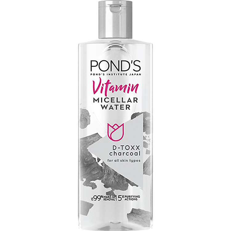Nước Tẩy Trang Vitamin Và Tinh Than Tre Sạch Sâu Pond's Micellar Water