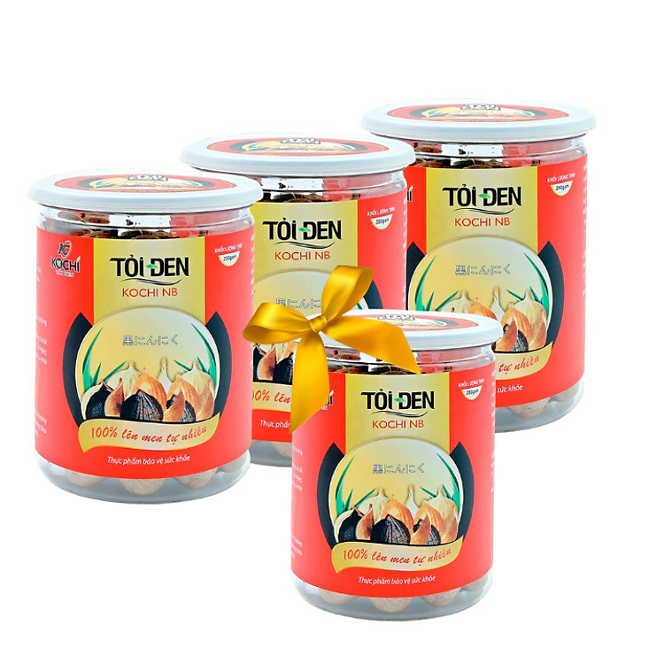 Combo 3 hộp tỏi đen KOCHI cô đơn cao cấp tặng 1 hộp cùng loại