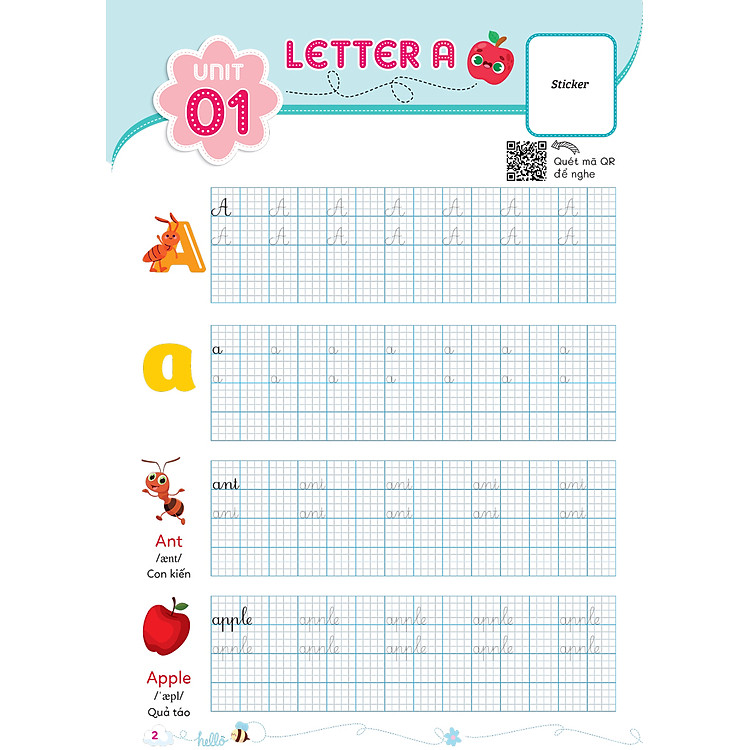 Luyện Viết Chữ Đẹp Tiếng Anh My Phonics Grade 1 - Ảnh 5