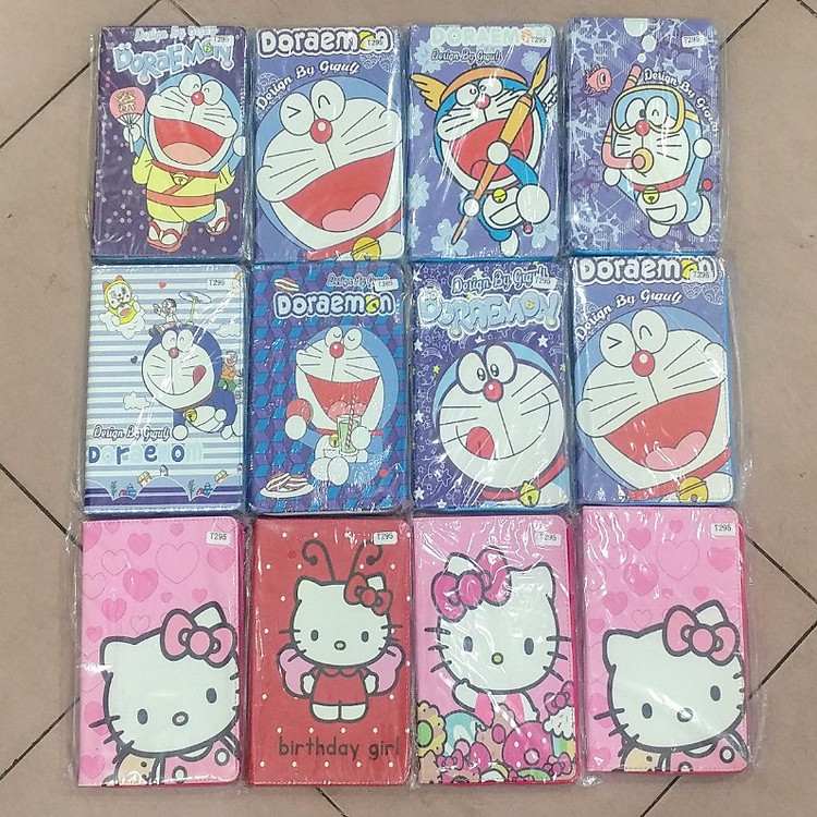 Bao da Samsung Tab A 8.0" T295 2019 (hình Doreamon ngẫu nhiên)