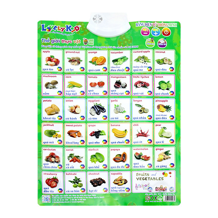Bảng Điện Tử Thông Minh Lovely Kid Thế Giới Thực Vật LT02