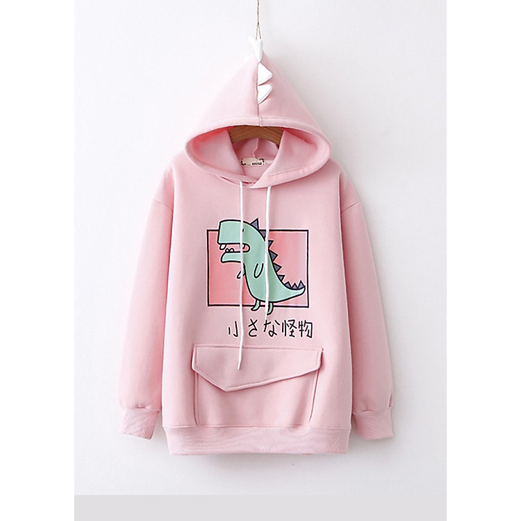 Áo hoodie nữ Khủng Long siêu dễ thương - PP06A