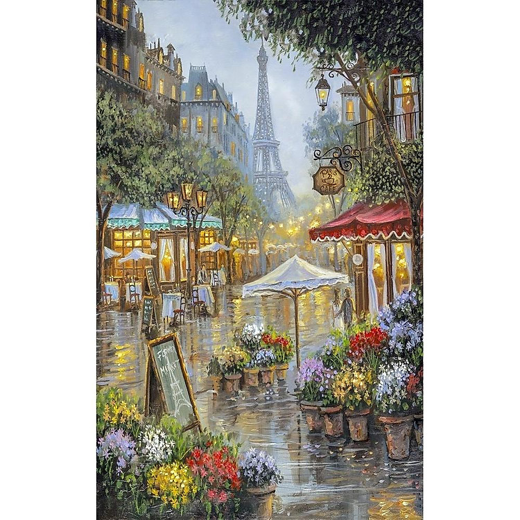 Bộ Tranh Xếp Hình 1000 - Paris Xuân Chính hãng Giá rẻ - Hình ảnh 4