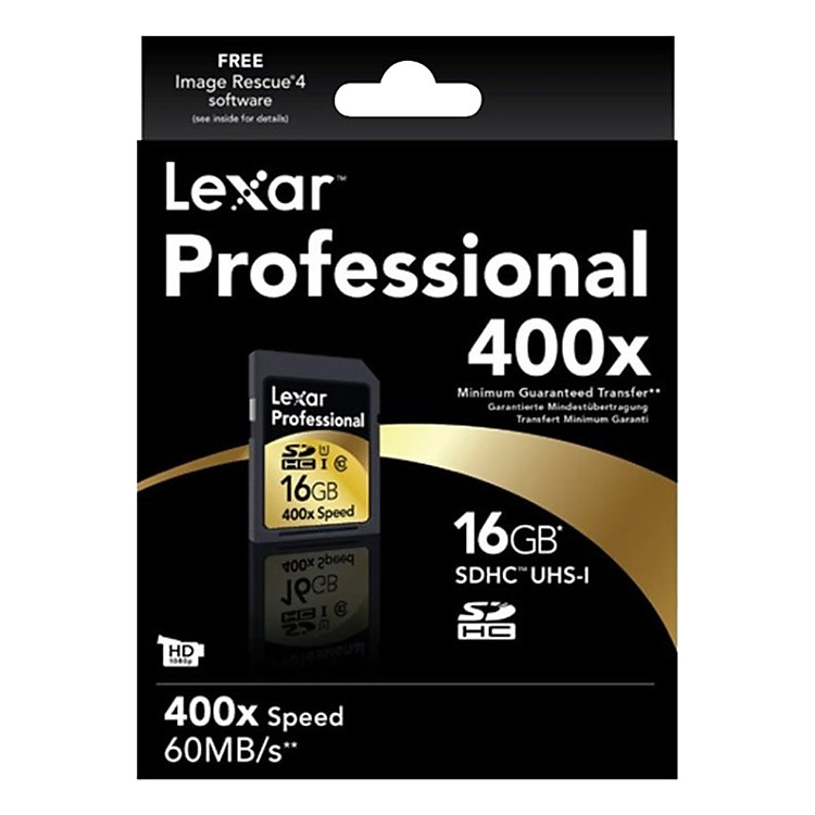 Thẻ Nhớ Lexar Professional 400x 16GB SDHC UHS-I Card 16GB - Hàng Nhập Khẩu
