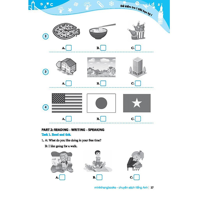 Global Success - Bộ Đề Kiểm Tra Định Kỳ 4 Kỹ Năng Lớp 5 - Tập 1 + 2 - Có Đáp Án - Ảnh 7