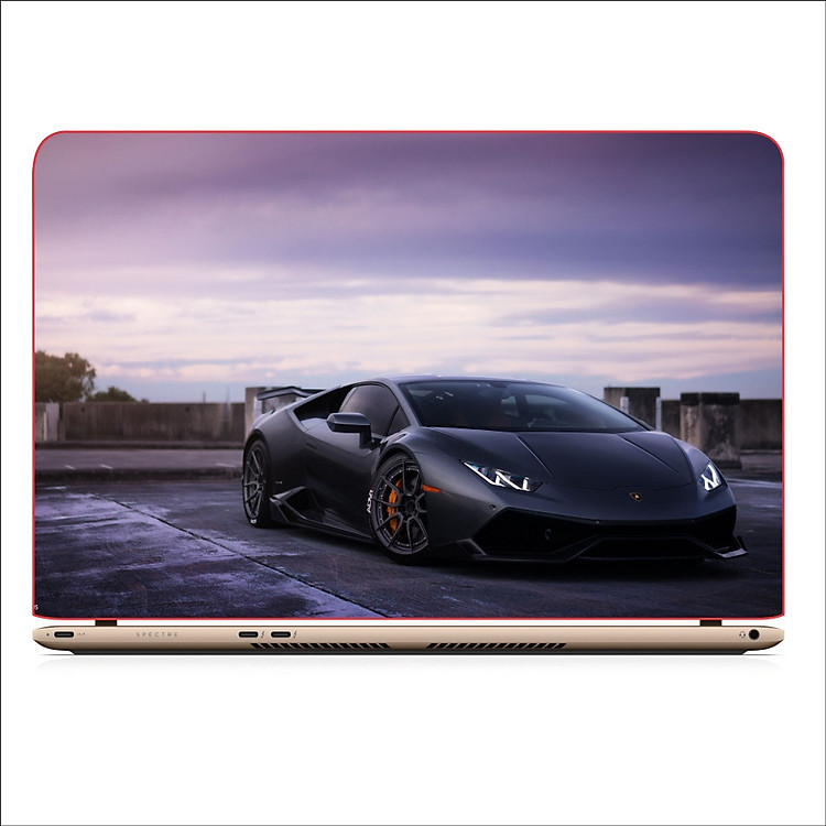 Miếng Dán Skin In Decal Dành Cho Laptop - Siêu xe Lamborghini 1