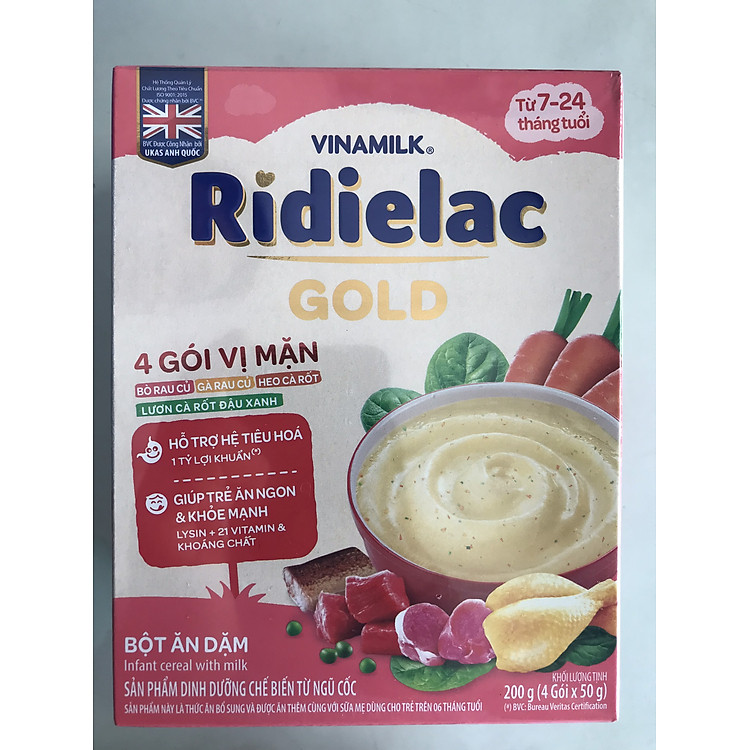 Nơi mua COMBO 2 HỘP BỘT RIDIELAC GOLD 200G Giá tốt - Hình ảnh 3